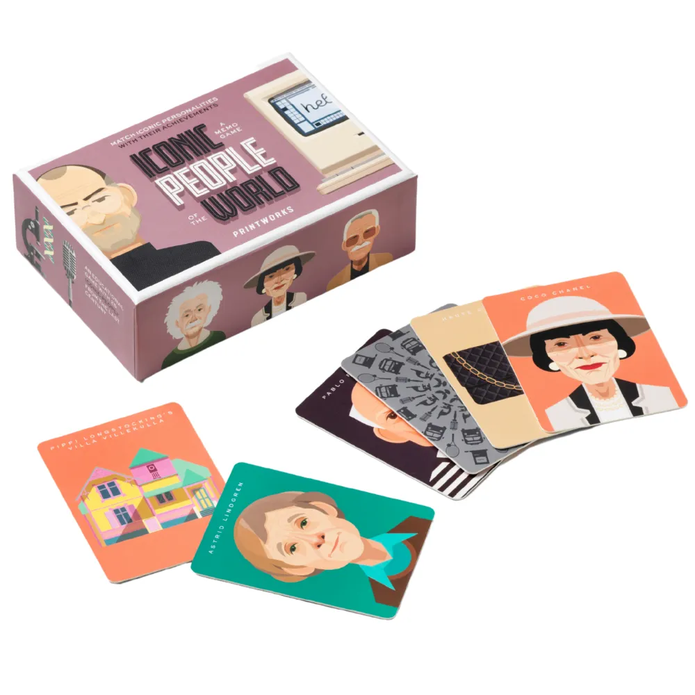 Printworks, Memo Game - Iconic People