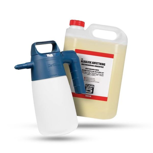 Tryckspruta Dr Dirt Spray Gun Alkaline, Tryckspruta + 5L Alkalisk avfettning