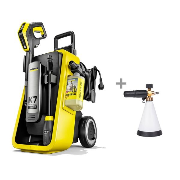 Högtryckstvätt Kärcher K7 Comfort Premium Connect, Högtryckstvätt + Dr Dirt Foam Lance G3