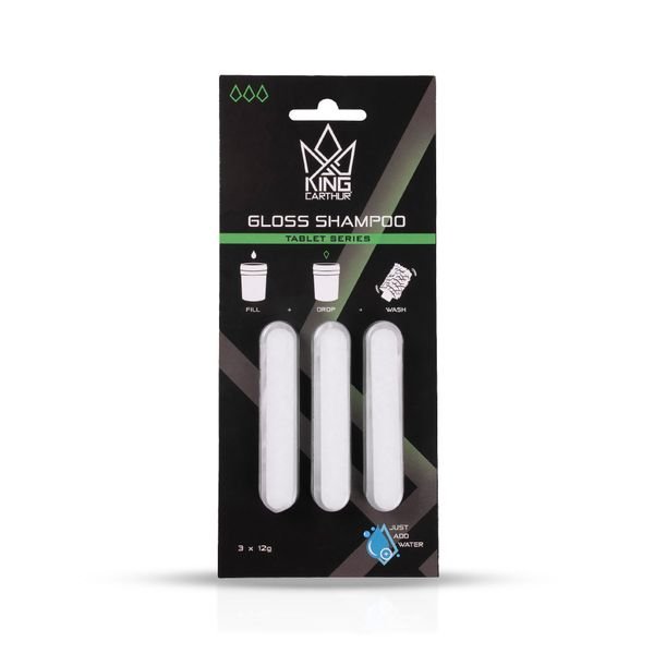 Bilschampo King Carthur Gloss Shampoo Tablet, 1 förpackning (3 st tabletter)