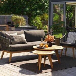 Brafab, Kenton soffgrupp grå/teak