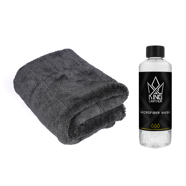 Torkhandduk King Carthur Black Diamond Gen2, Torkduk + Mikrofiberrengöring