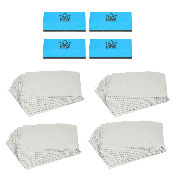 Appliceringssvamp King Carthur Coating Pad, 4 st appliceringssvampar + 40 dukar