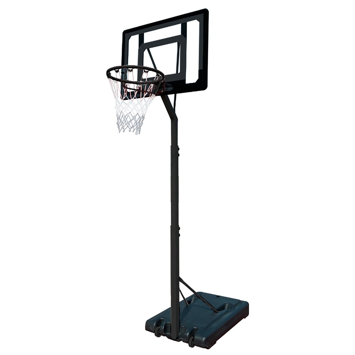 ProSport ungdoms basketkorg 2,1-2,6m, Black Edition