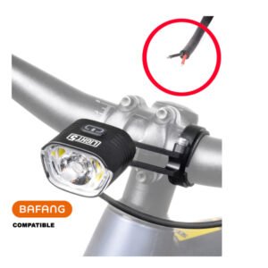 Cykellampa för elcykel Light5 EB1000 - 1000 lm / Bafang, Framlampa (utan koppling)