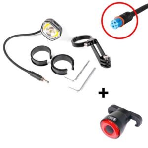 Cykellampa för elcykel Light5 EB1000 - 1000 lm / Bosch, Framlampa + Light5 Blip -Baklampa (Performance CX Gen 4 Smart System BES3)