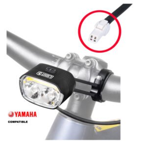 Cykellampa för elcykel Light5 EB2000 - 2000 lm / Yamaha, Endast framlampa (male)