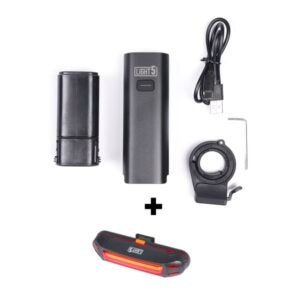 Cykellampa Light5 NB800 - 800 lm / Laddbar, Framlampa + Light5 Streak baklampa