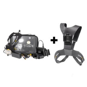 Pannlampa LUMONITE Air (v.2) - 2489 lm / Laddbar, Grundpaket + batterisele