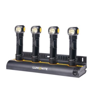 Multiladdstation LUMONITE 4-Slot Charging Station V2, Laddstation + 4 x Lumonite Compass