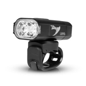 Cykellampa Moon Lepus - 600 lm / Laddbar, Svart