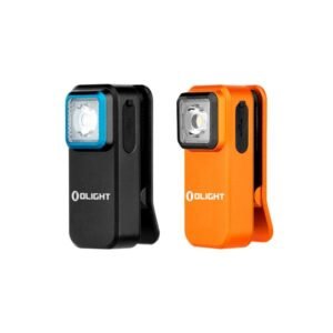 Ficklampa Olight Oclip - 300 lm / 49 mm / Laddbar, Svart