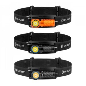 Pannlampa Olight Perun 3 Mini - 1250 lm / Laddbar, Svart