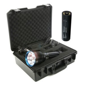Sökljus Olight X9R - 25000 lm / 320 mm / Laddbar, Komplett paket + extra batteri