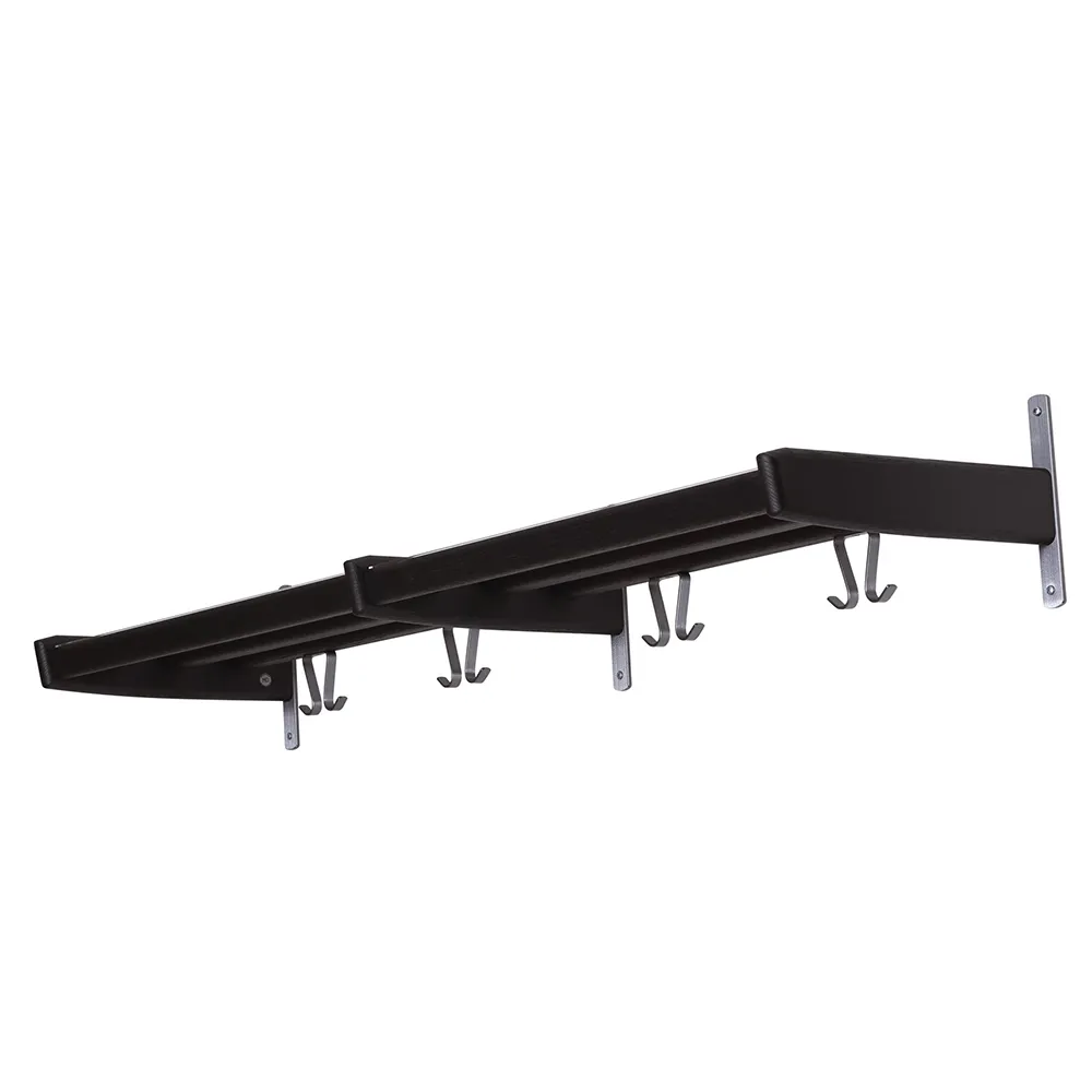 Oscarssons Möbel, Meja Hatthylla 115 cm Svartbetsad Ek