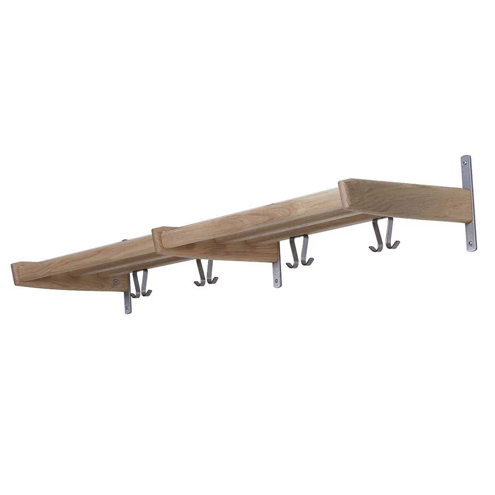 Oscarssons Möbel, Meja Hatthylla 115 cm Vitoljad Ek