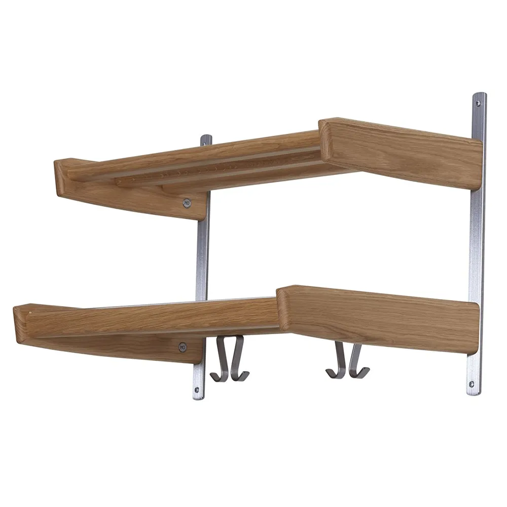 Oscarssons Möbel, Meja Hatthylla 59 cm 2 hyllplan Lackad Ek