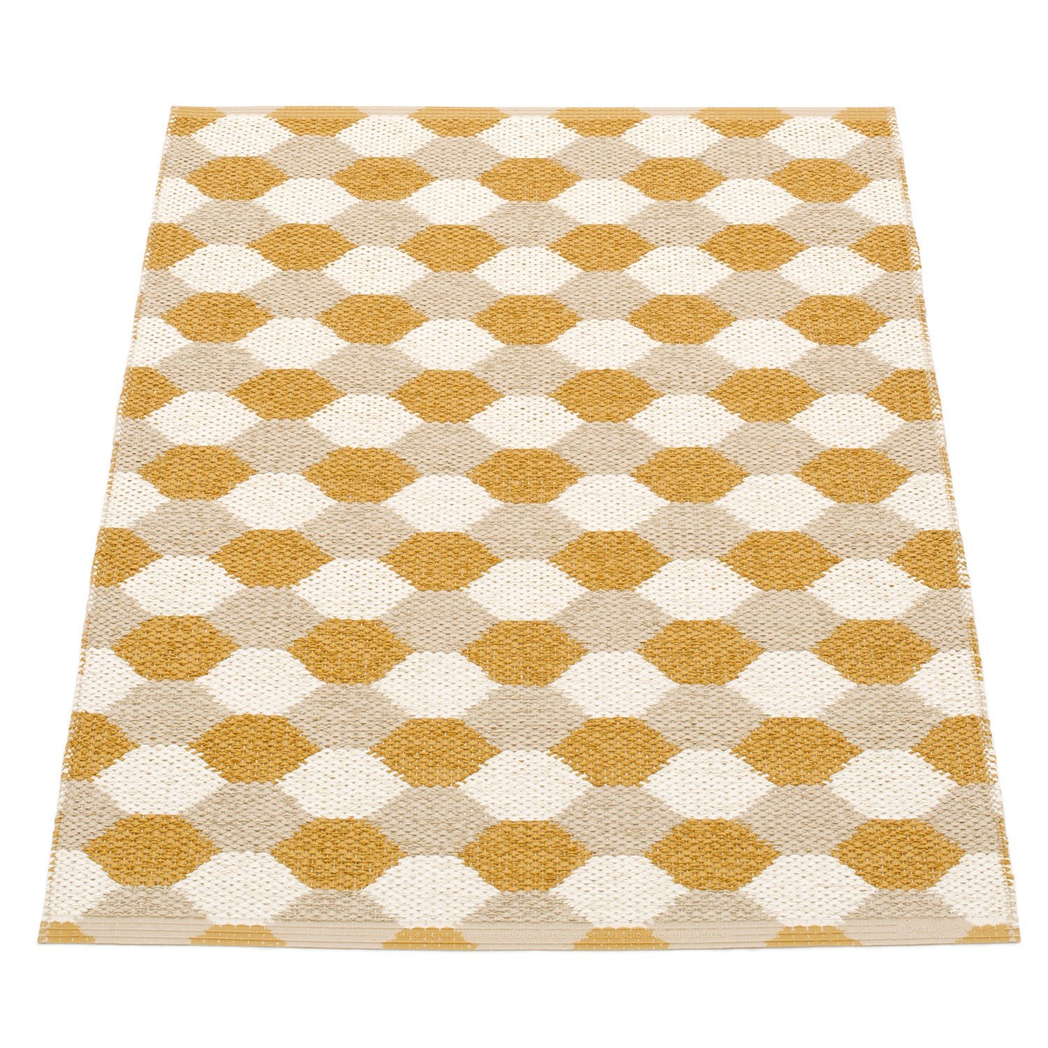 Pappelina, Dana matta 70x100 cm ochre / beige / vanilla