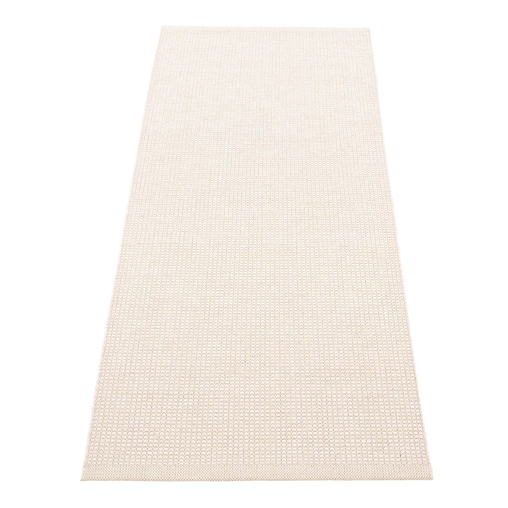 Pappelina, Emm matta 70 x 180 cm Vanilla/White Metallic