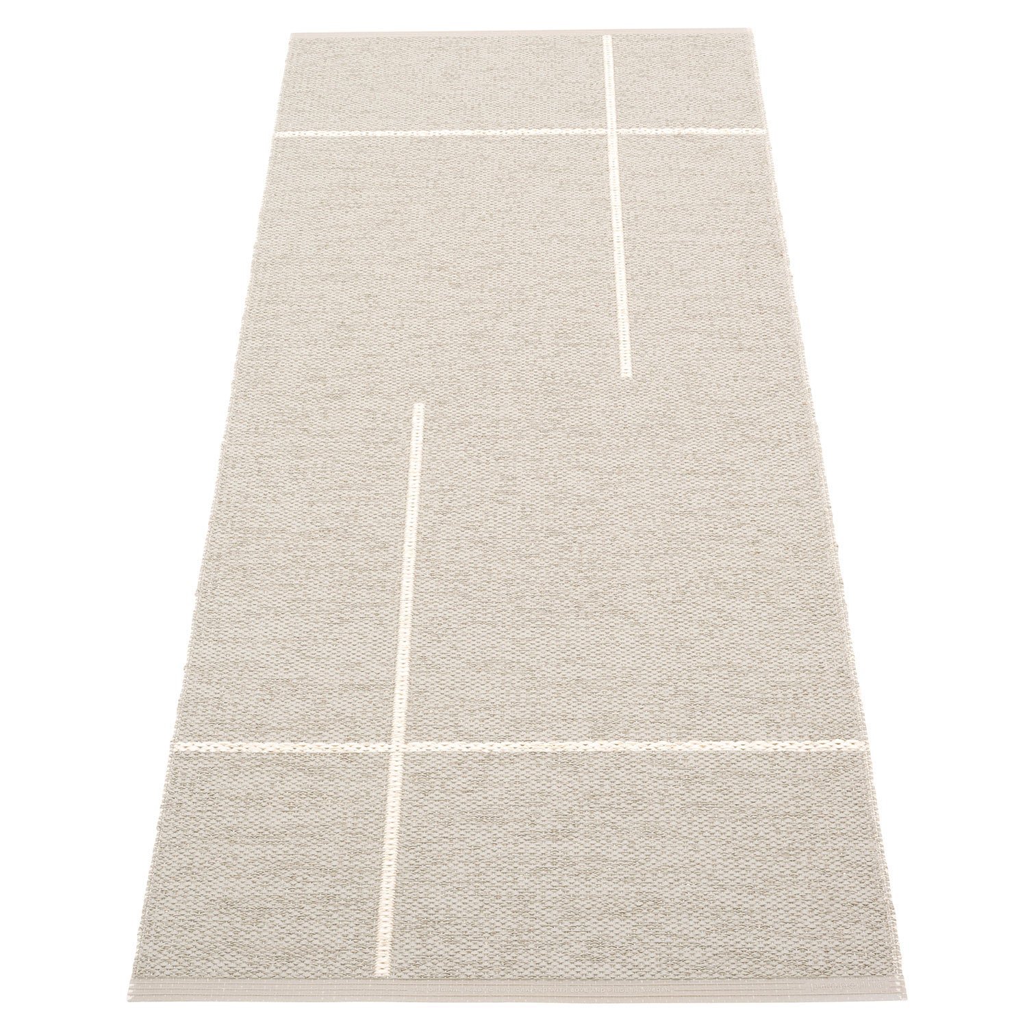 Pappelina, Fred matta 70x180 cm linen / vanilla