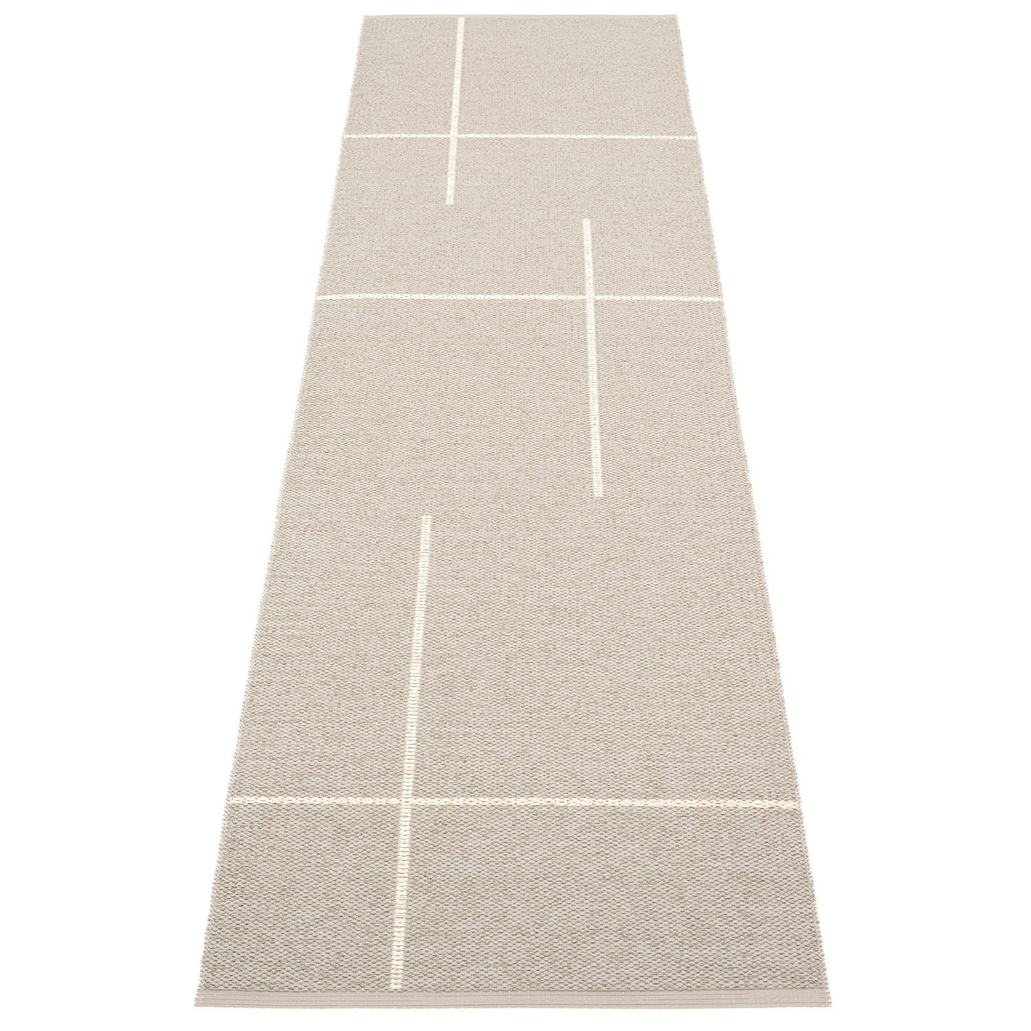 Pappelina, Fred matta 70x270 cm linen / vanilla