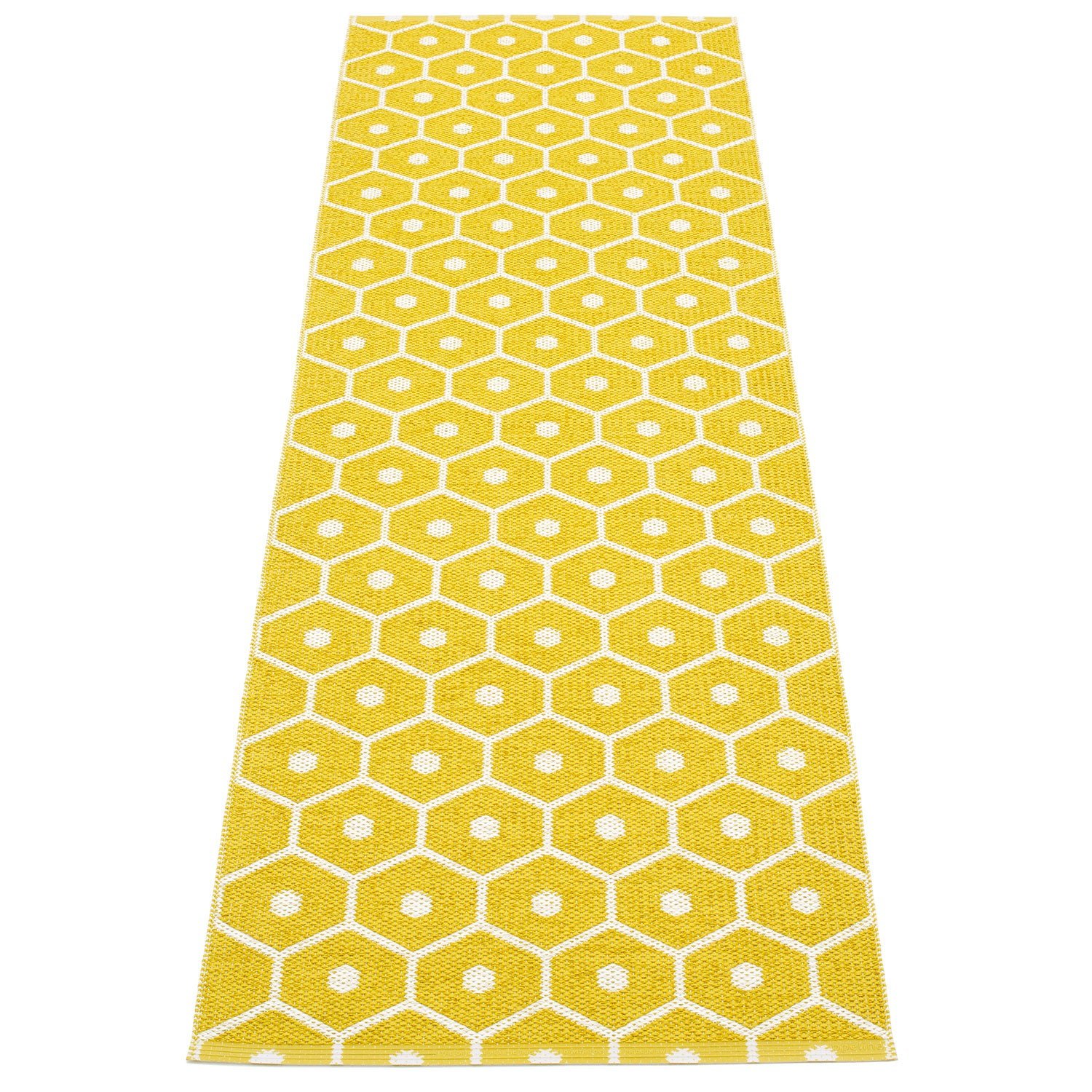 Pappelina, Honey matta 70x225 cm mustard / vanilla