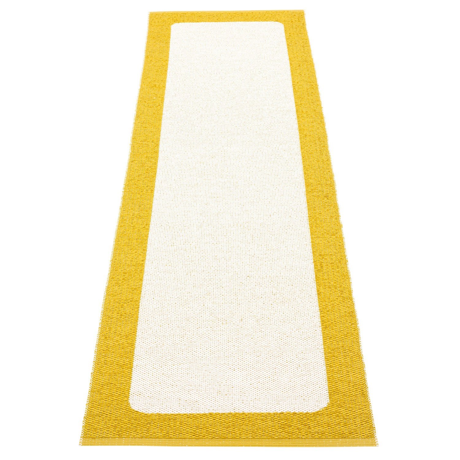 Pappelina, Ilda matta 70x240 cm mustard / vanilla
