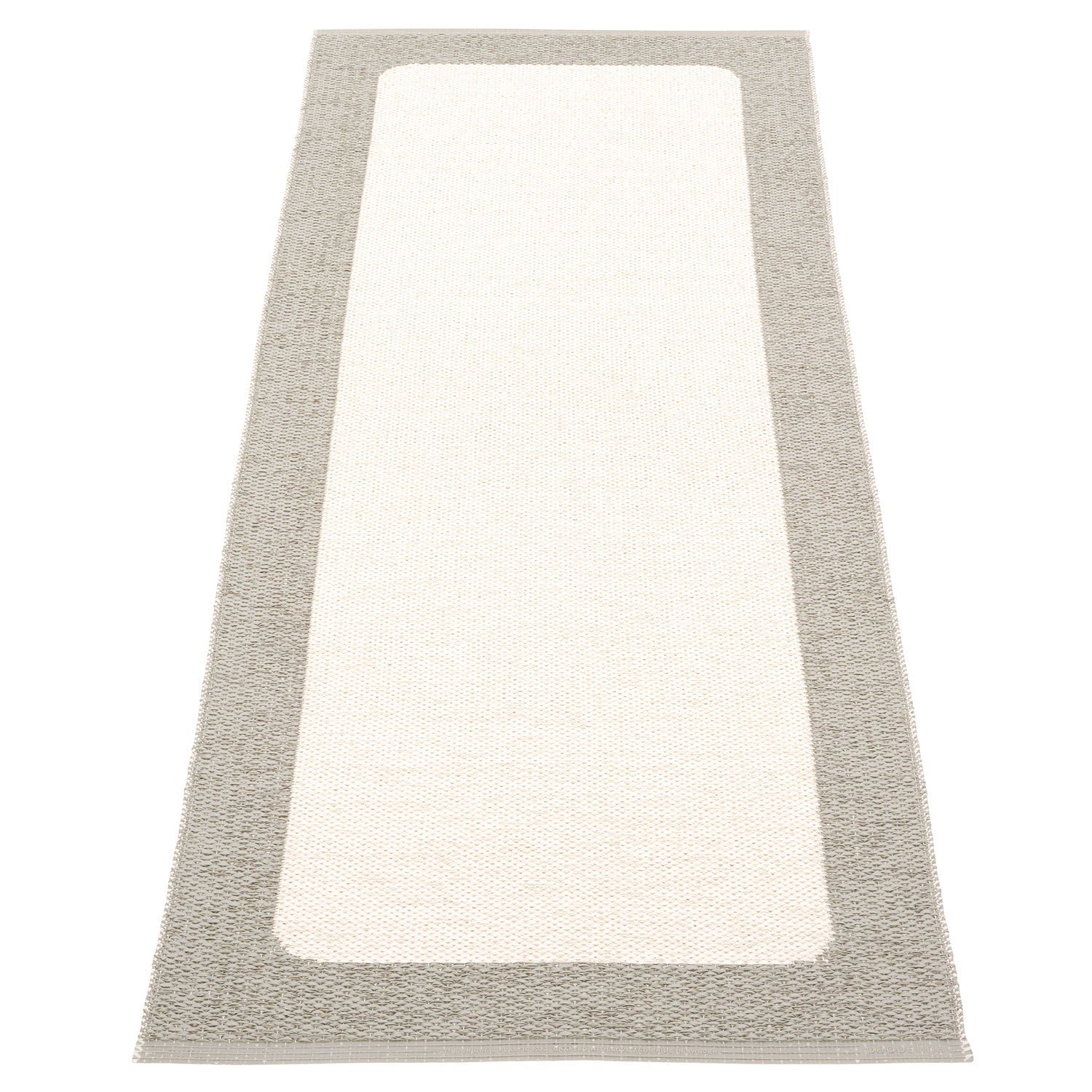 Pappelina, Ilda matta 70x180 cm warm grey / vanilla