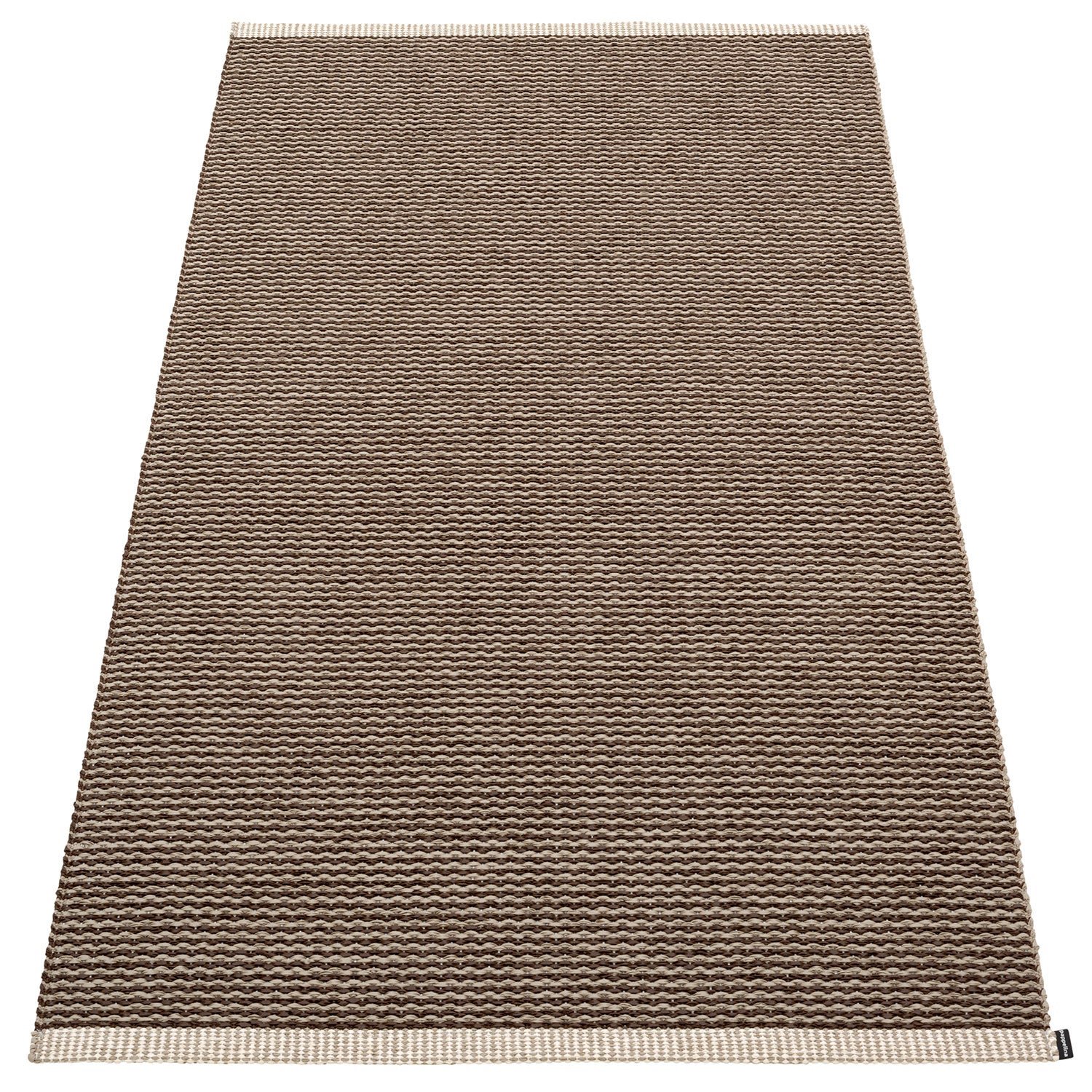 Pappelina, Mono matta 85x160 cm dark brown / dark linen