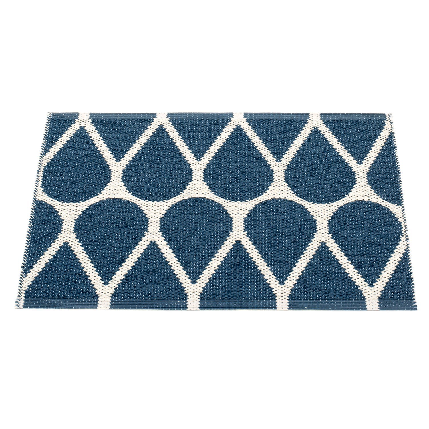 Pappelina, Otis matta 70x50 cm ocean blue / vanilla