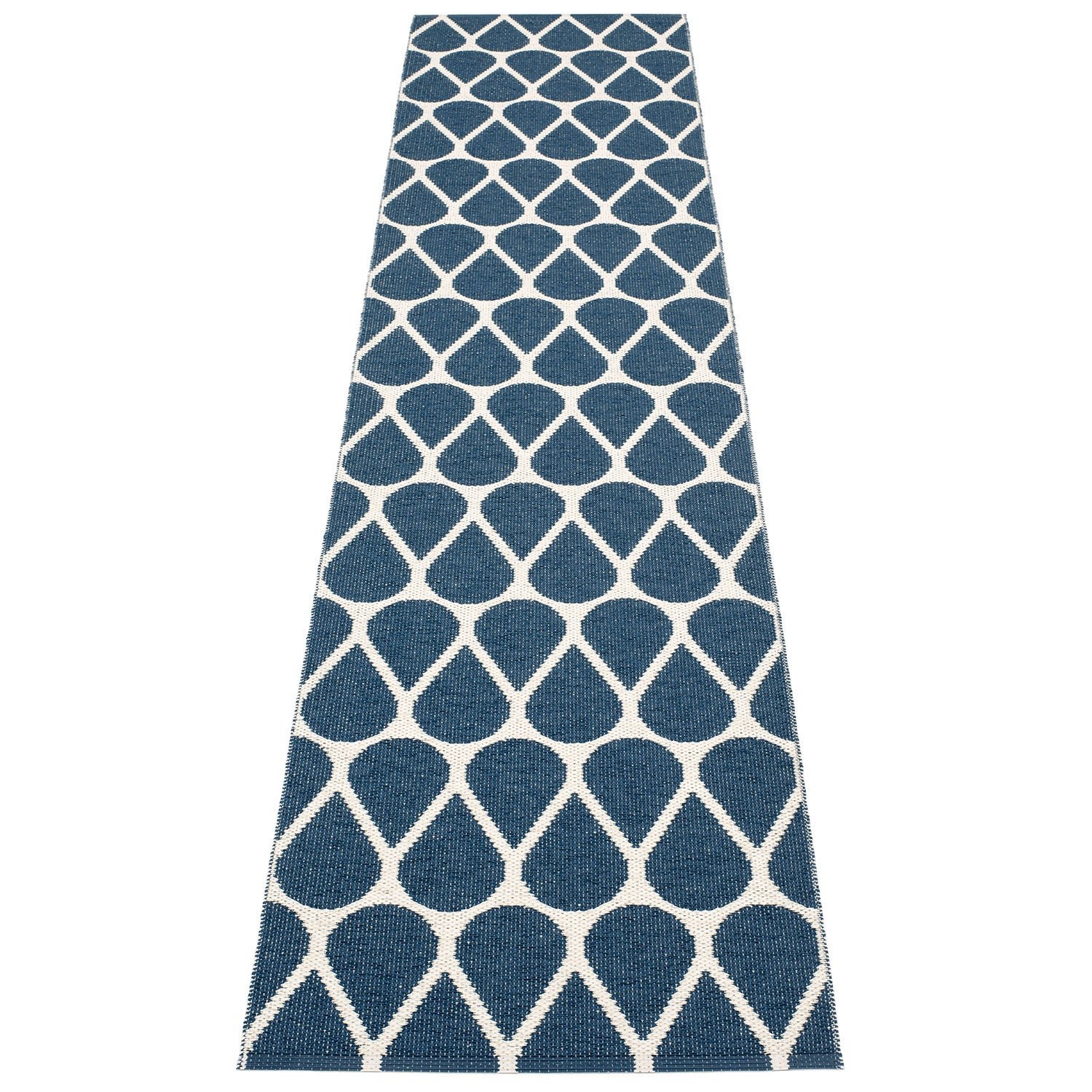 Pappelina, Otis matta 70x320 cm ocean blue / vanilla