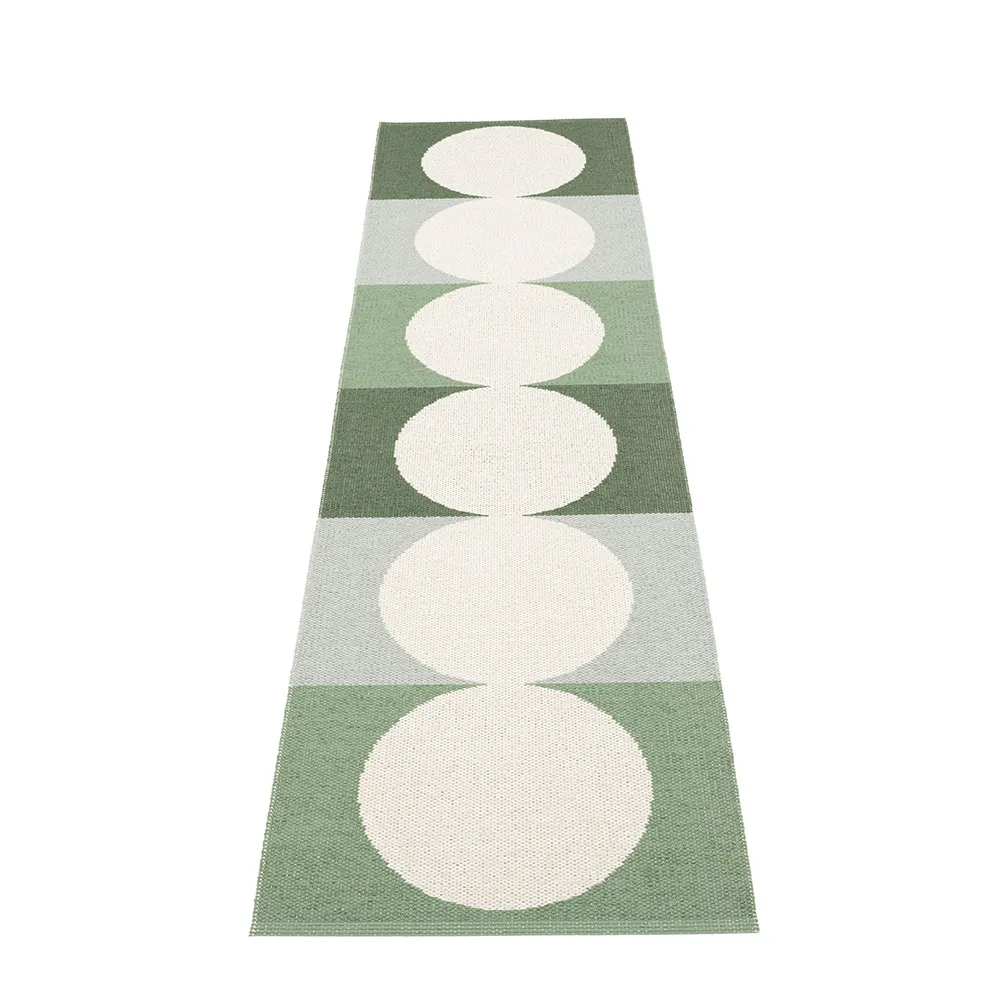 Pappelina, Otto Herb / Background Vanilla matta 70 x 280 cm