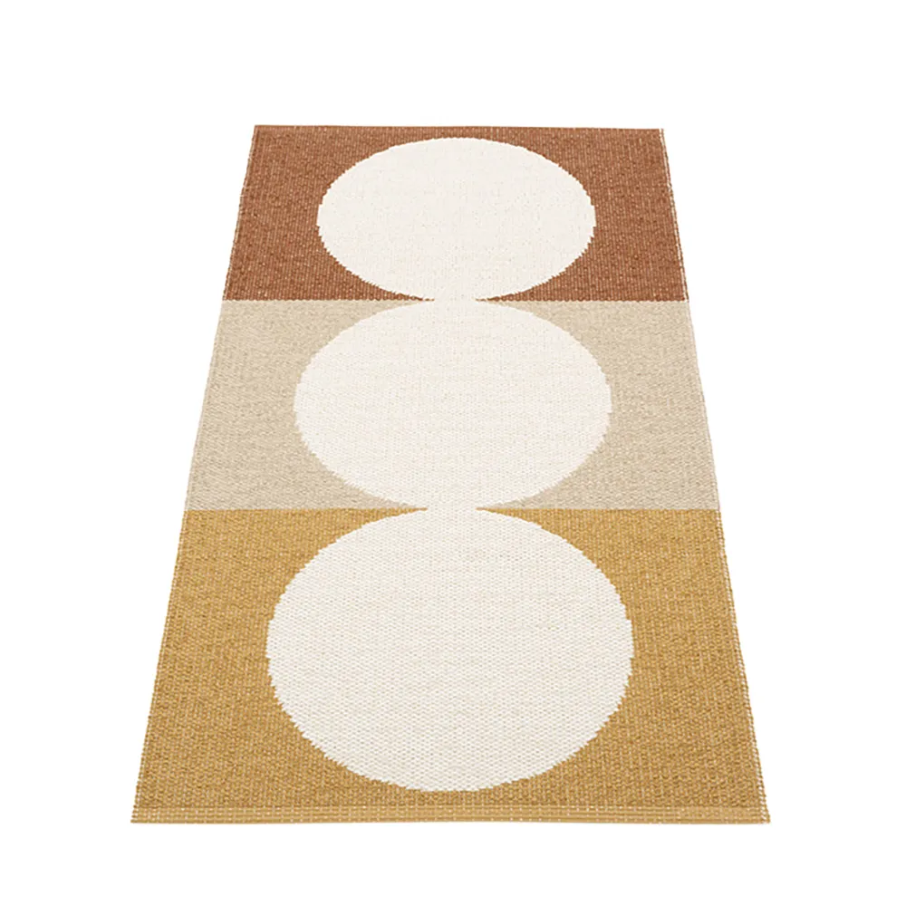 Pappelina, Otto Harvest / Background Vanilla matta 70 x 140 cm