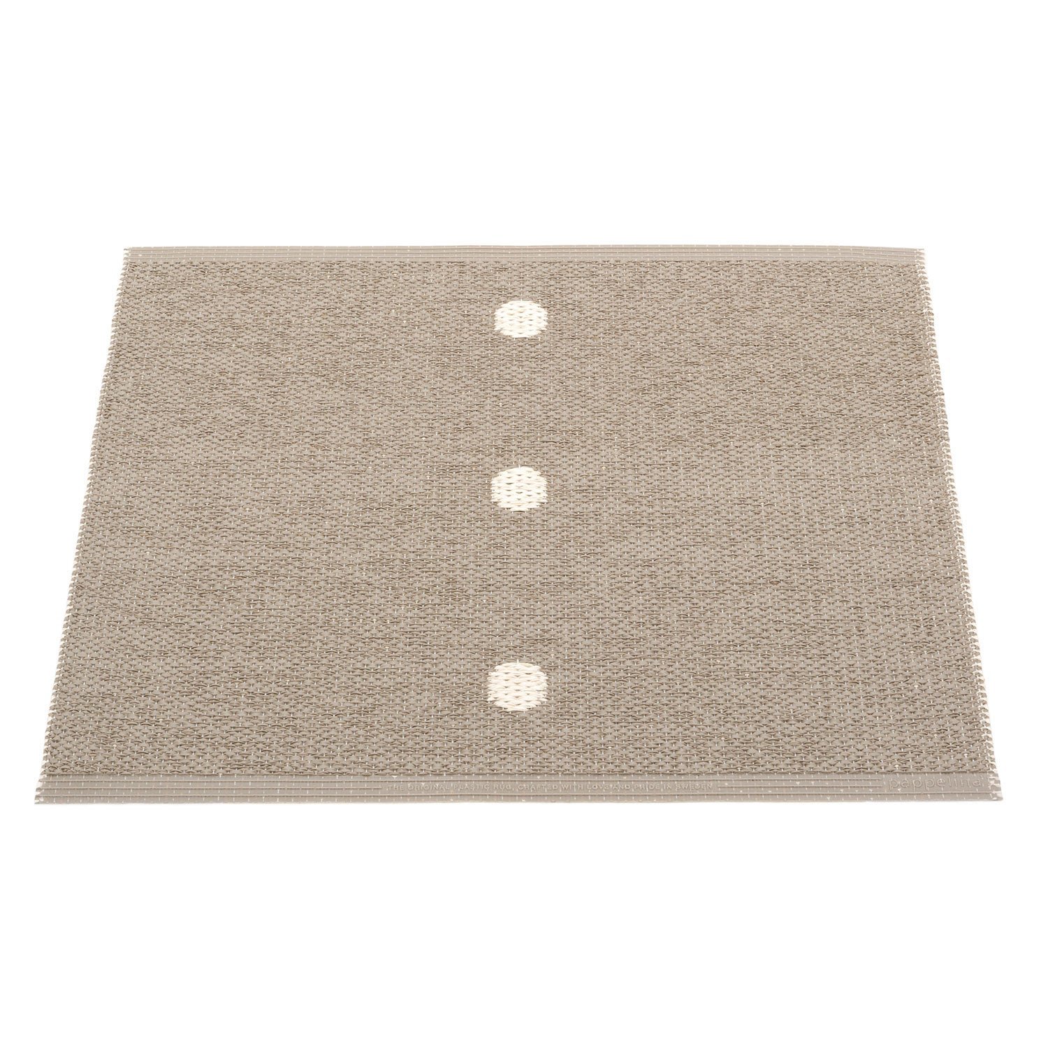 Pappelina, Peg matta 70x60 cm dark linen / vanilla