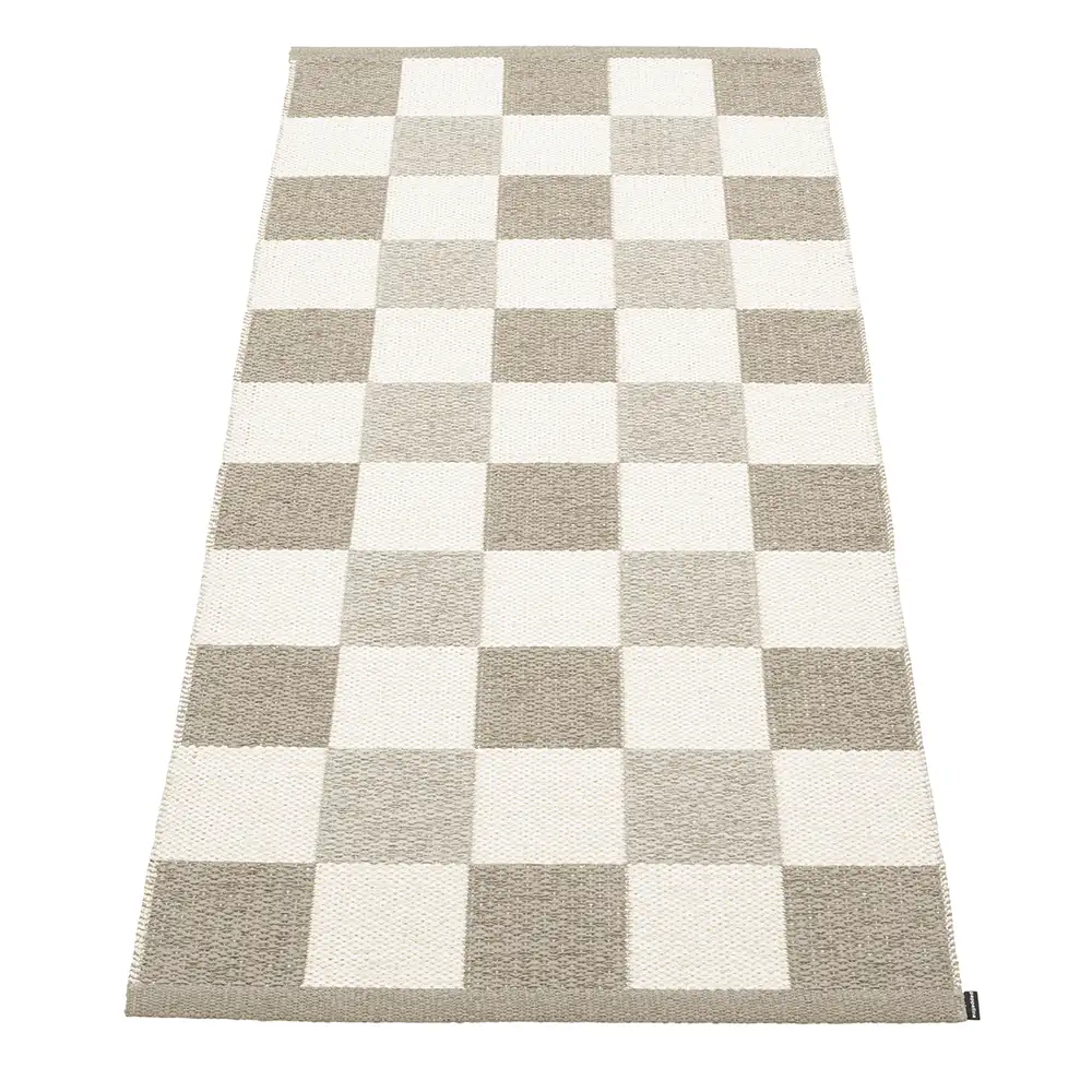 Pappelina, Pix matta 70x160 cm Dark Linen/Vanilla/Linen