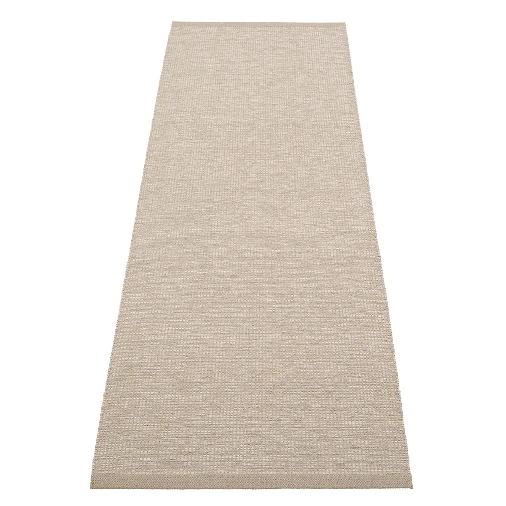 Pappelina, Sam matta 70 x 225 cm Dark Linen/Linen