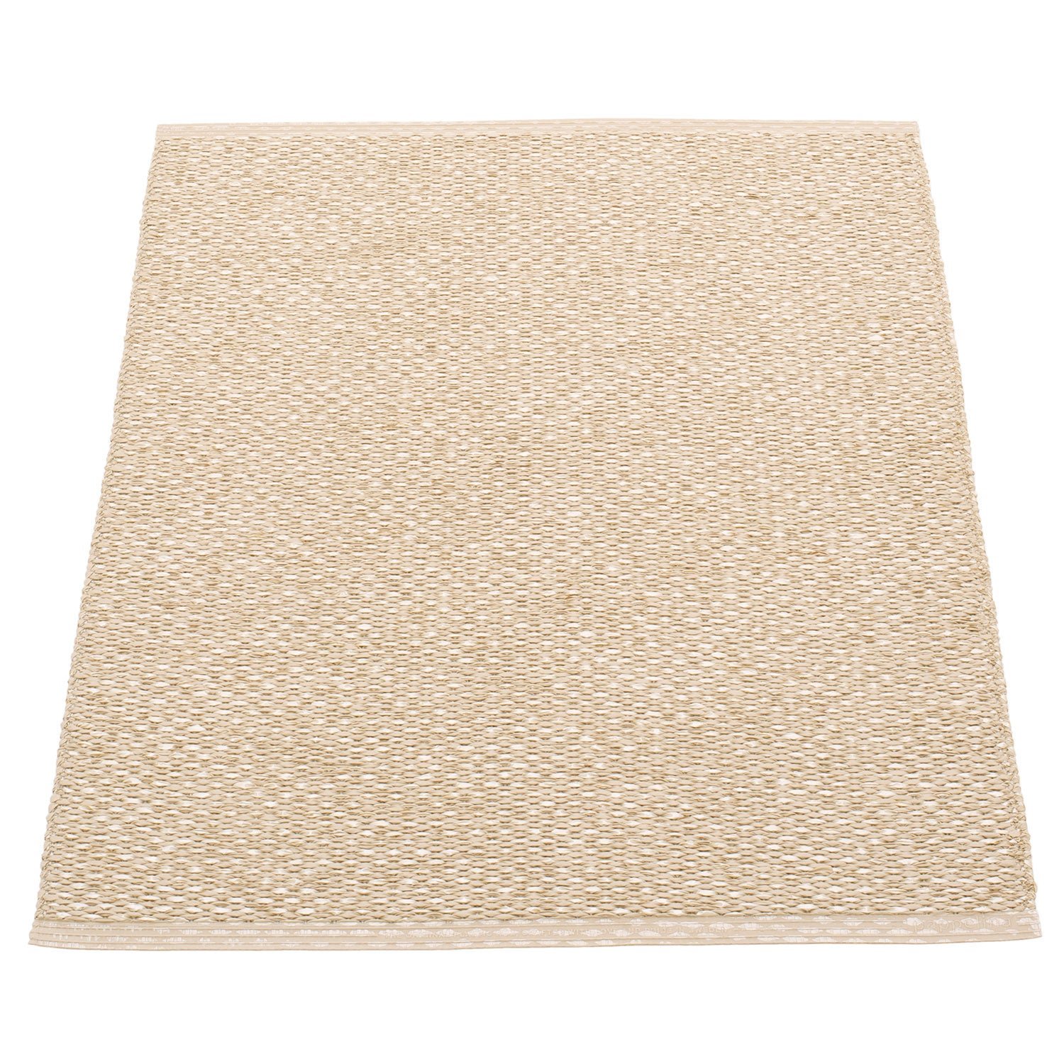 Pappelina, Svea matta 70x90 cm beige / champagne metallic