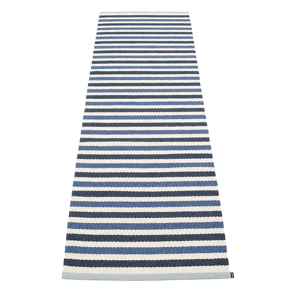 Pappelina, Teo matta 70x240vcm Denim/Dark Blue/Vanilla