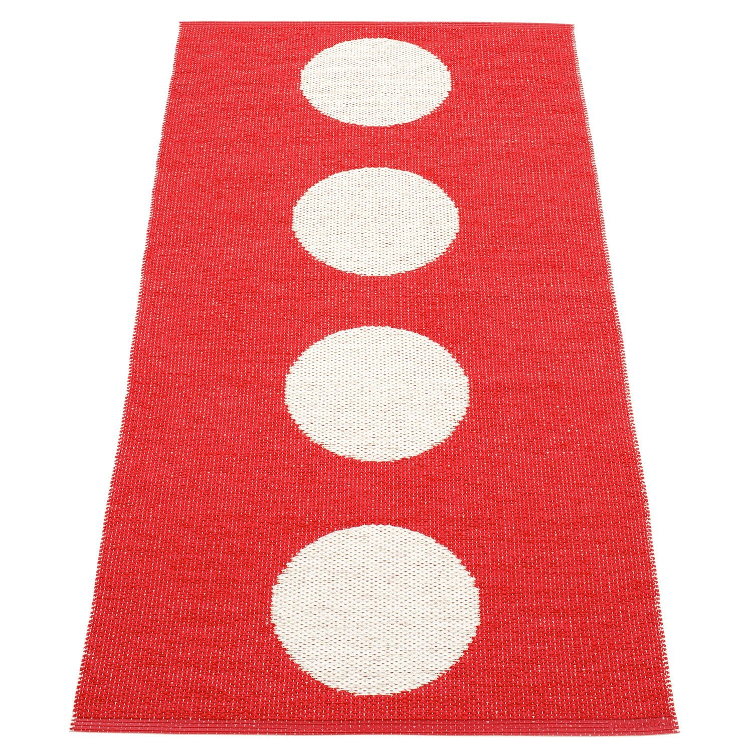 Pappelina, Vera matta 70x150 cm red / vanilla