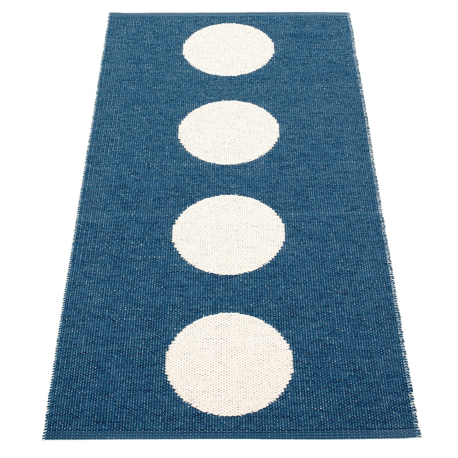 Pappelina, Vera matta 70x150 cm ocean blue / vanilla