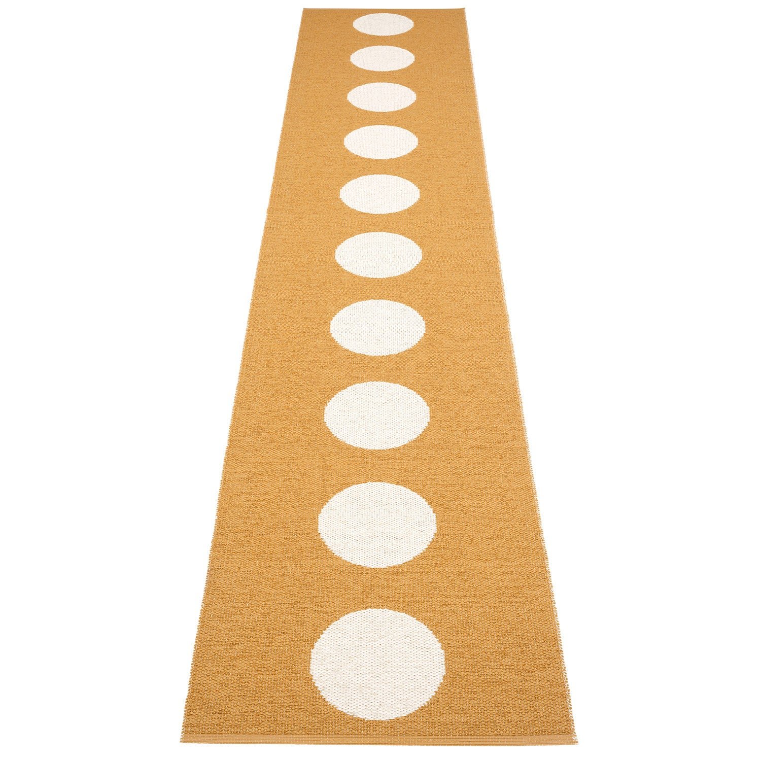 Pappelina, Vera matta 70x375 cm ochre / vanilla