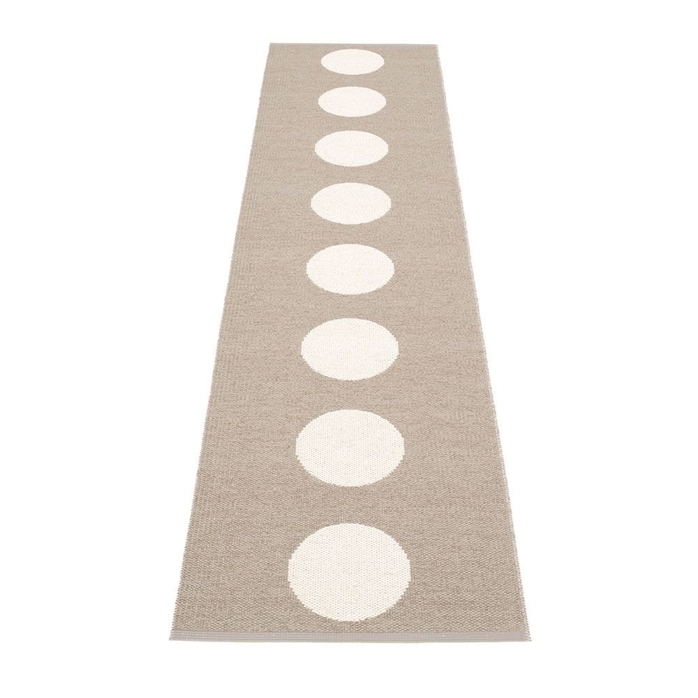 Pappelina, Vera matta 70x300 cm mud/vanilla