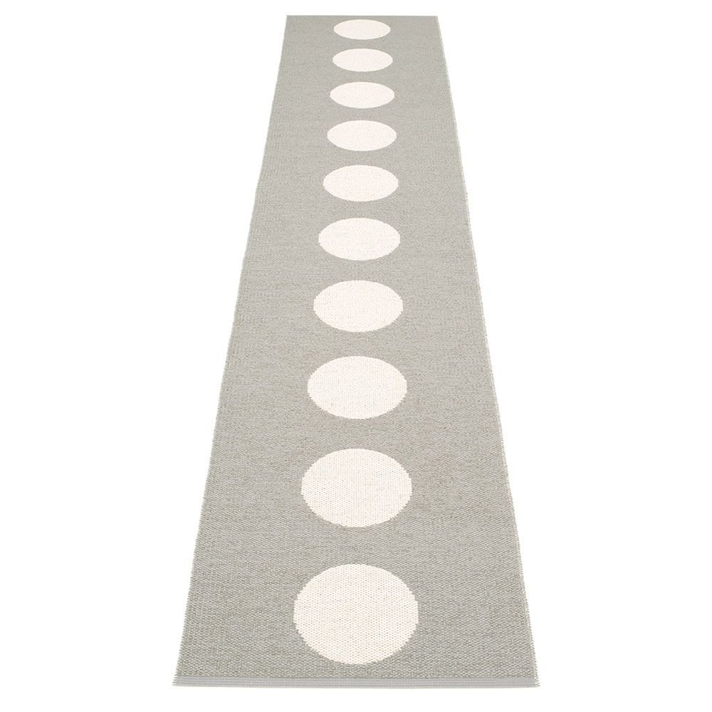 Pappelina, Vera matta 70x375 cm warm grey/vanilla