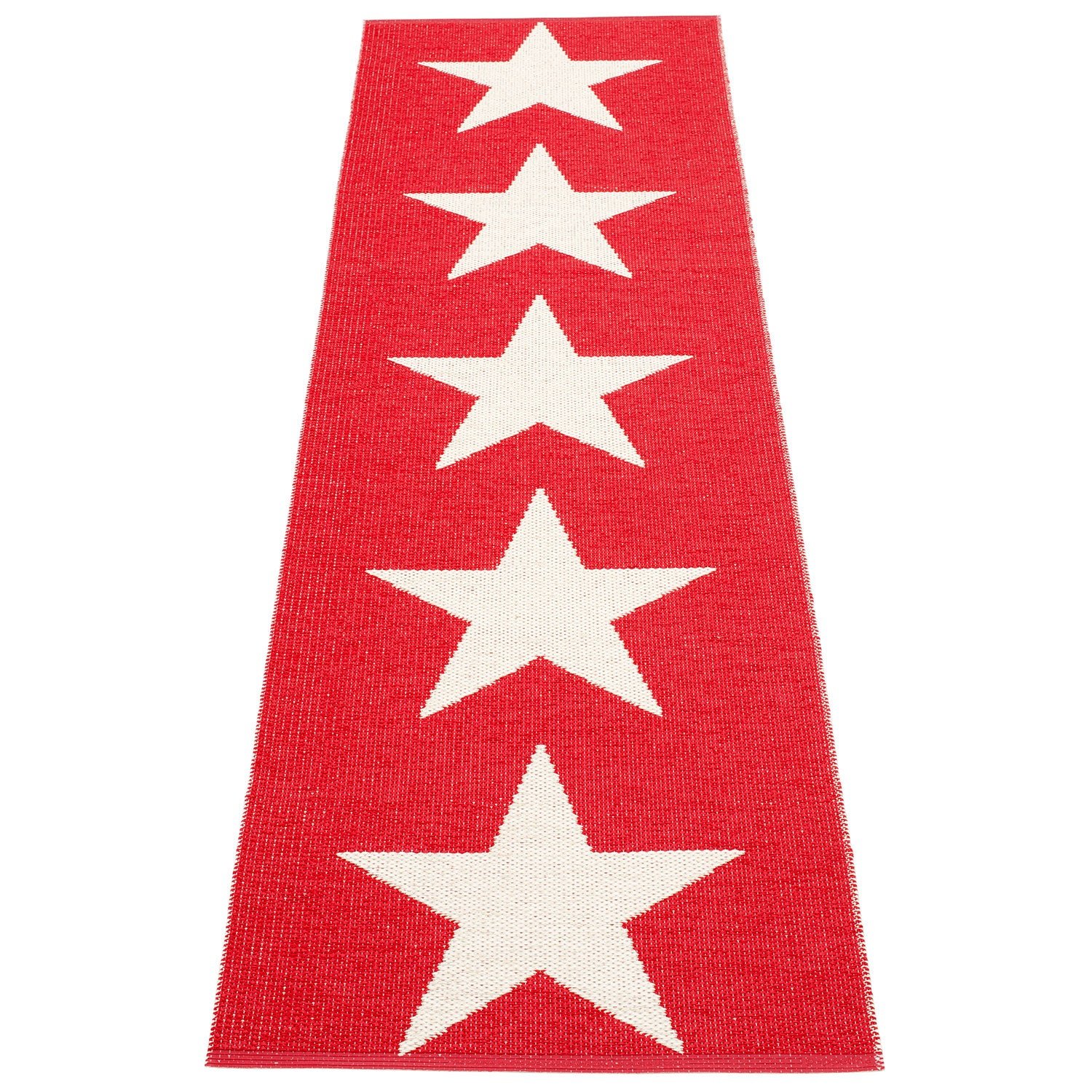 Pappelina, Viggo matta 70x250 cm one red / vanilla