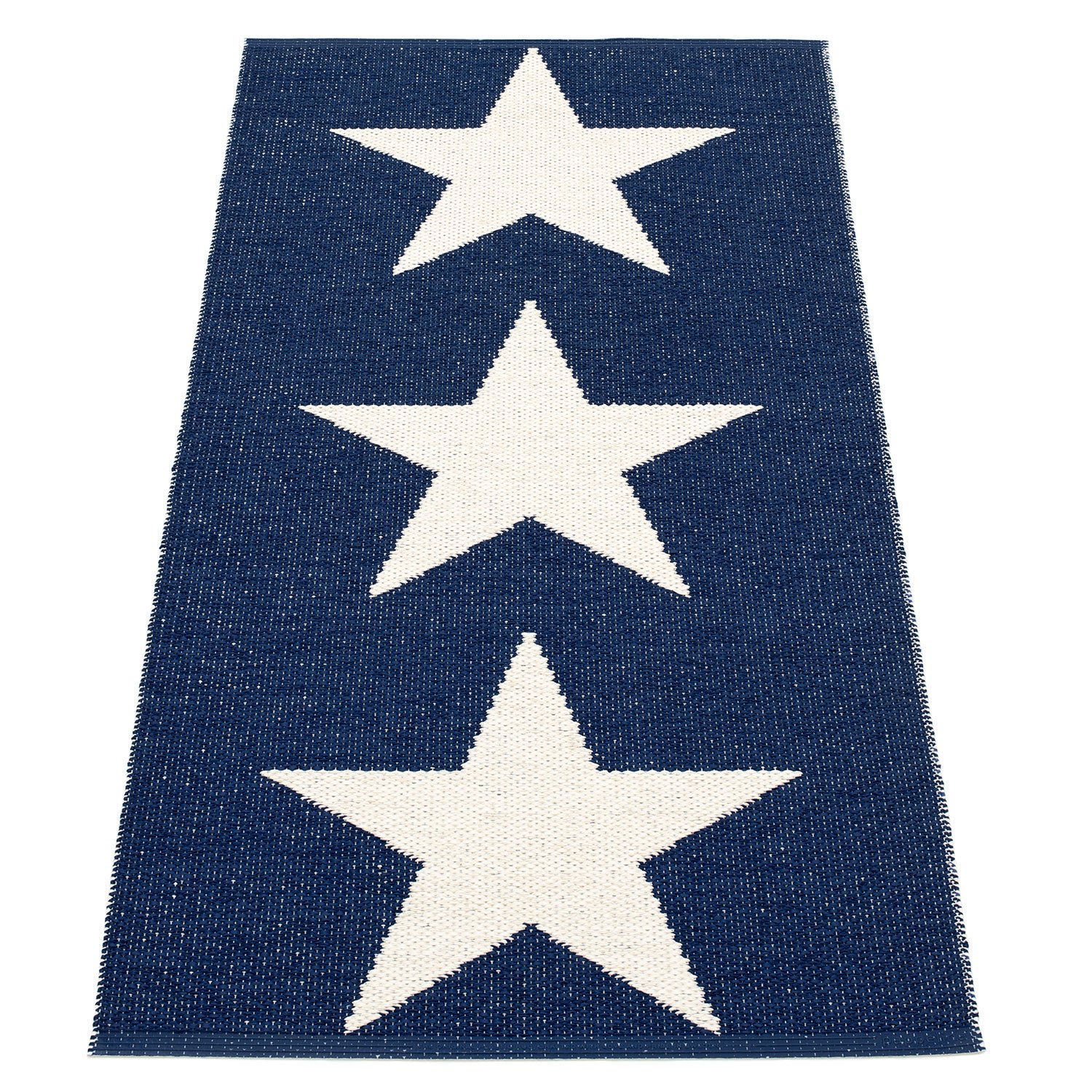 Pappelina, Viggo matta 70x150 cm one dark blue / vanilla