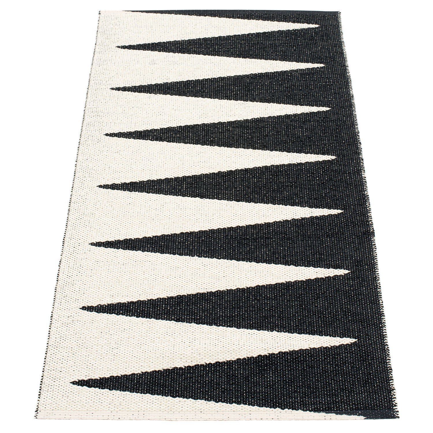 Pappelina, Vivi matta 70x150 cm black / vanilla