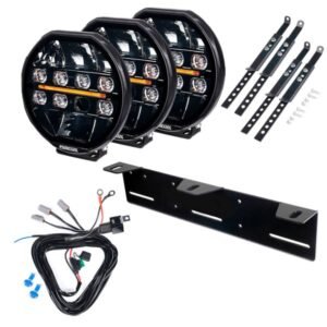 Extraljus Purelux 7200 - Rund / 18 cm / 108W, 3 st - Komplett paket