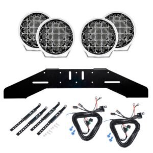 Extraljus Purelux 770 White Gen2 - Rund / 18 cm / 130W, 4 st - Komplett paket (WRC)