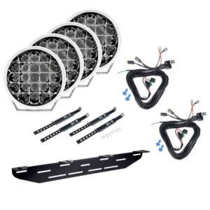 Extraljus Purelux 770 White Gen2 - Rund / 18 cm / 130W, 4 st - Komplett paket