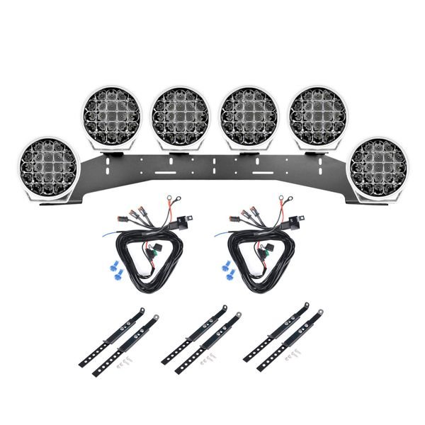 Extraljus Purelux 770 White Gen2 - Rund / 18 cm / 130W, 6 st - Komplett paket (WRC)